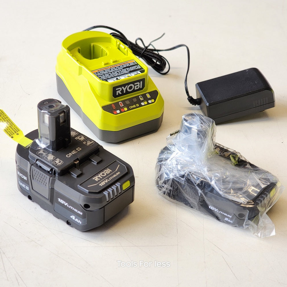 RYB 18V ONE+ 2AH/4AH STARTER KIT (PSK106SB) RYB 18V ONE+ 2AH/4AH STARTER KIT (PSK106SB)